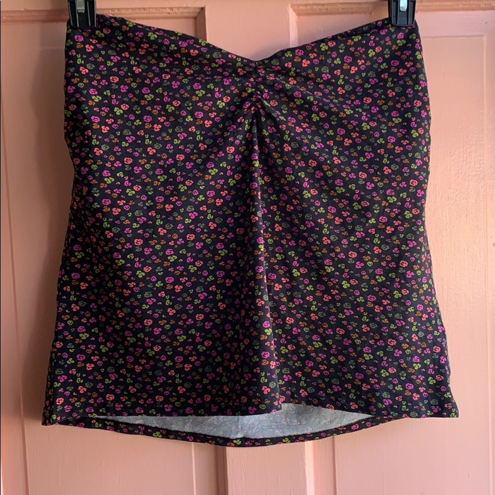 NWTs H&M Floral Tube Top sz 2XL